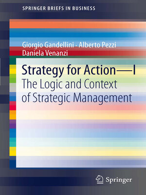 cover image of Strategy for Action – I
